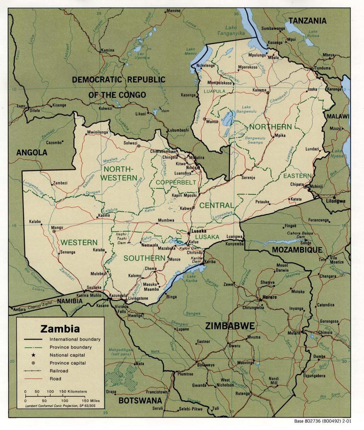Zambia thể có bản đồ