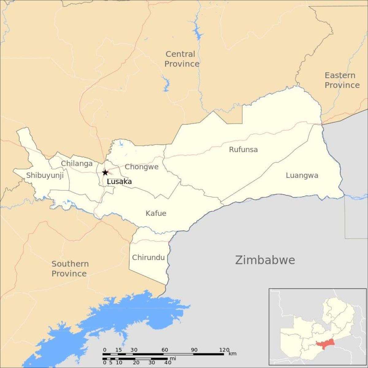 Bản đồ của hồng kông Zambia