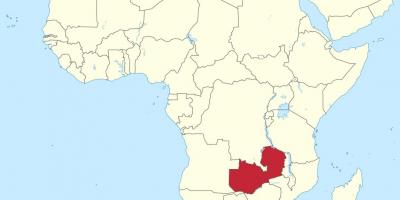 Bản đồ của phi đang ở Zambia